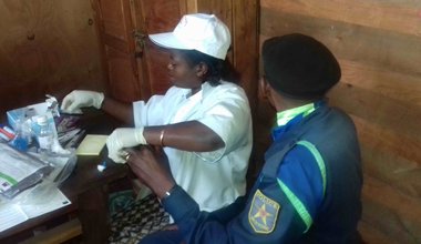 HIV/AIDS Section of MONUSCO holds a bold awareness campaign in Kitchanga