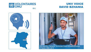 David Bzhania in UNV VOICE